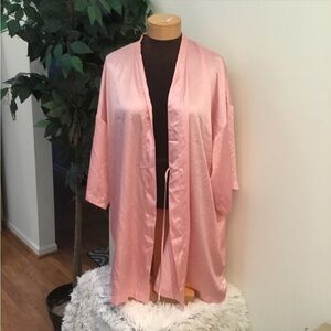 VICTORIA'S Secret ONE SIZE pink polyester robe